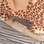 Baby Rocking Horse Kids Ride On Giraffe Plush Toy W/ 32 Song Seat Belt