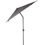 2.58m Aluminium Garden Parasol Sun Umbrella | Gray