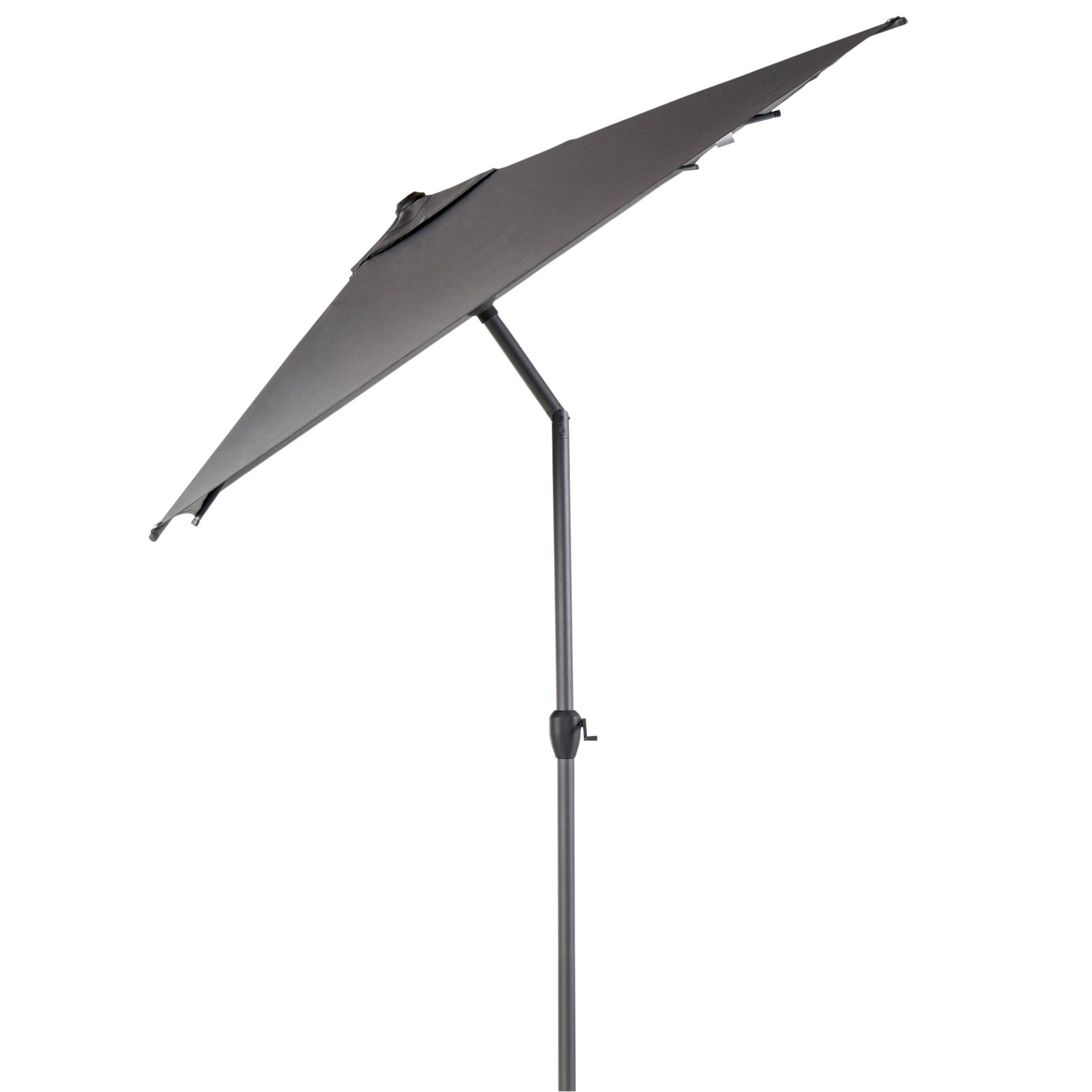 2.58m Aluminium Garden Parasol Sun Umbrella | Gray