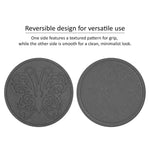 Recycled rubber Reversible Stepping Stone - Butterfly | Set of 4 | Gray
