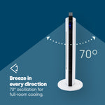 Livivo 35" Tower Fan - White