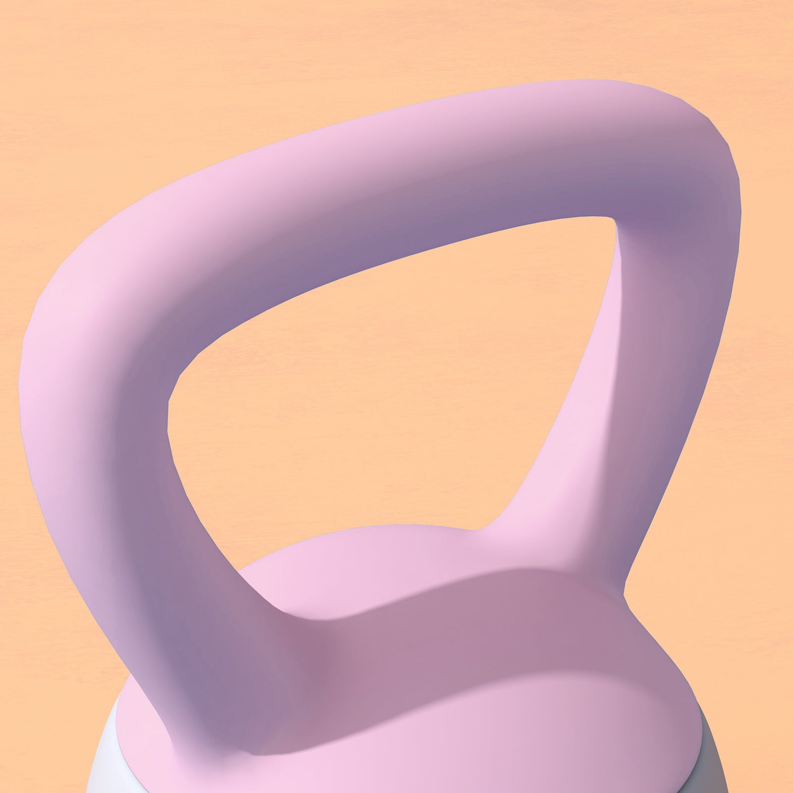 Soft Kettlebell, With Non-slip Handle,for Home Gym Strength | 4kg | Lilac