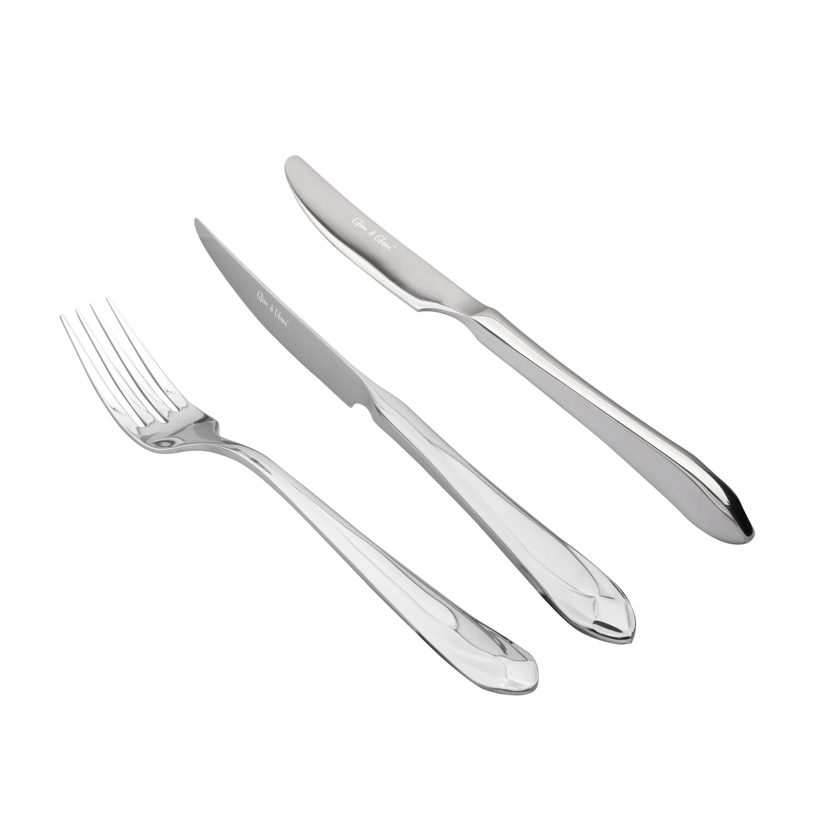 Cutlery 18/8 Stainless Steel Dinner Knife 4pc Set Versailles | Set-of-4 | Silver