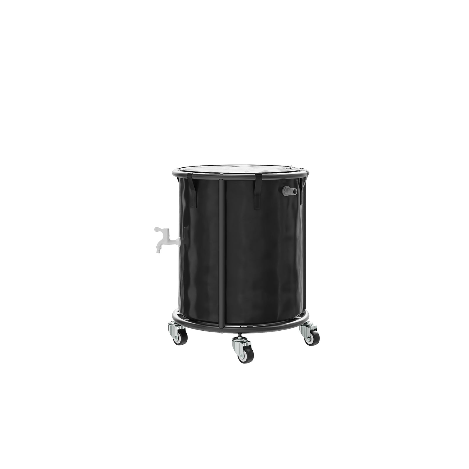 Portable Rain Barrel With Castors | 114l