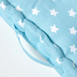 Cotton Stars Floor Cushion | 40cm x 40cm | Blue