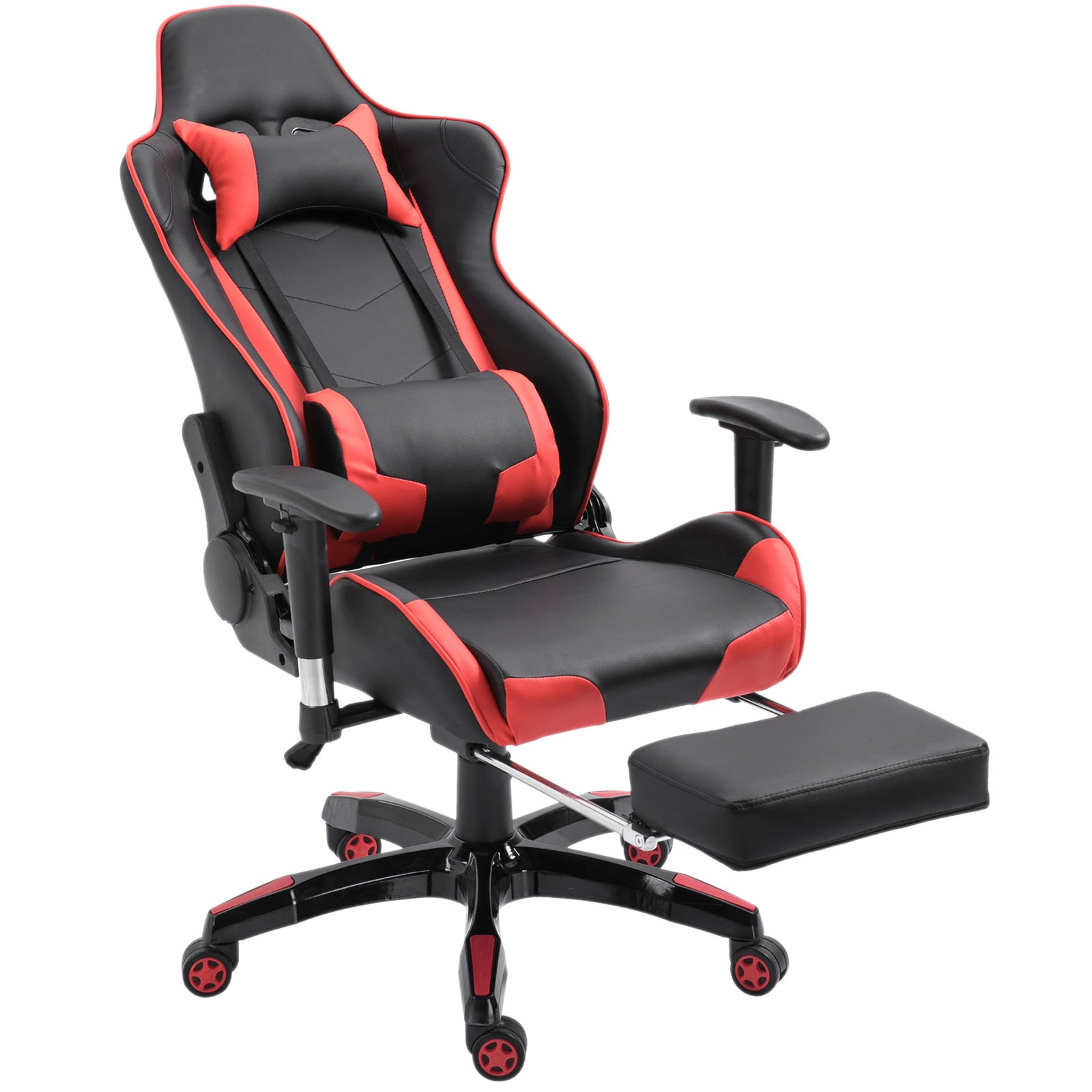 Ergonomic Gaming Chair Reclining Red