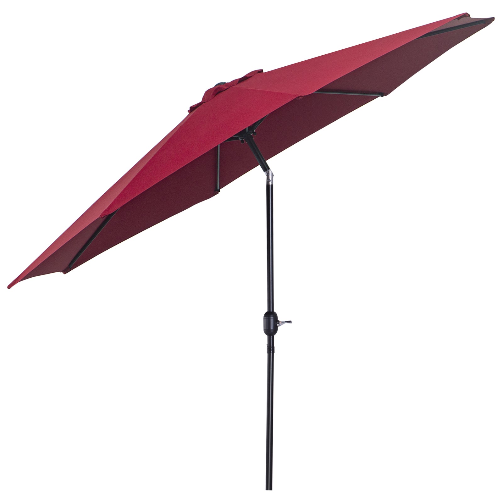 3m Patio Umbrella With Tilt And Crank | Red