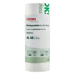 75l Sensor Recycling Bin With Food Caddy & 25 Bin Biodegradable Bags | 75L | White & Copper