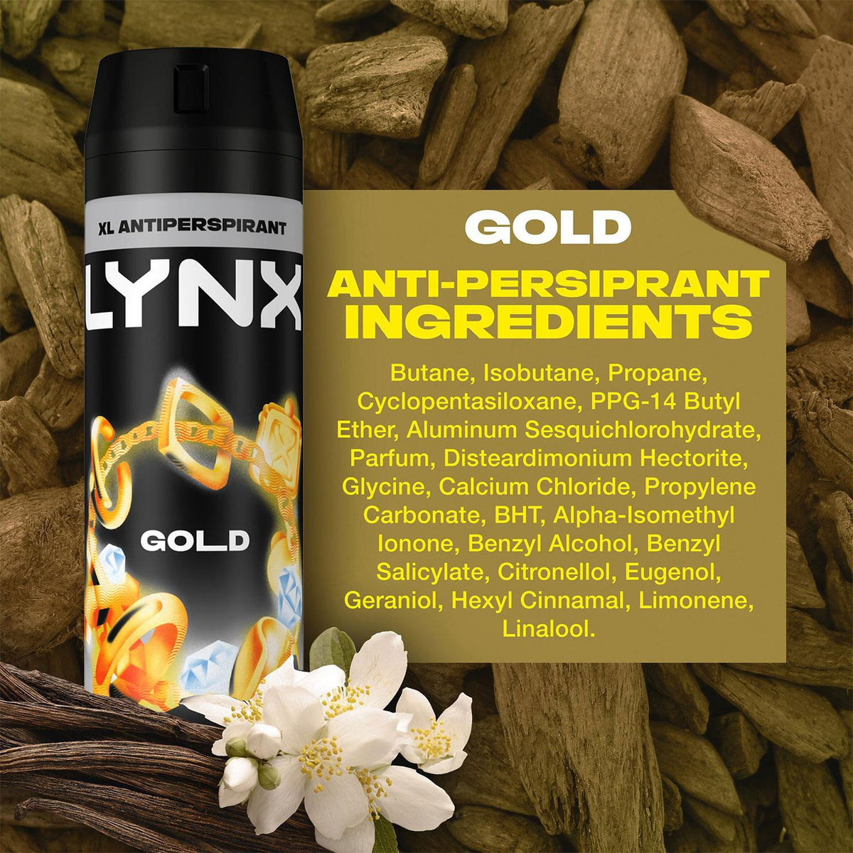 Xl Gold Spray Antiperspirant Deo Antiwhite Marks 72h Protection 200ml | Set of 30
