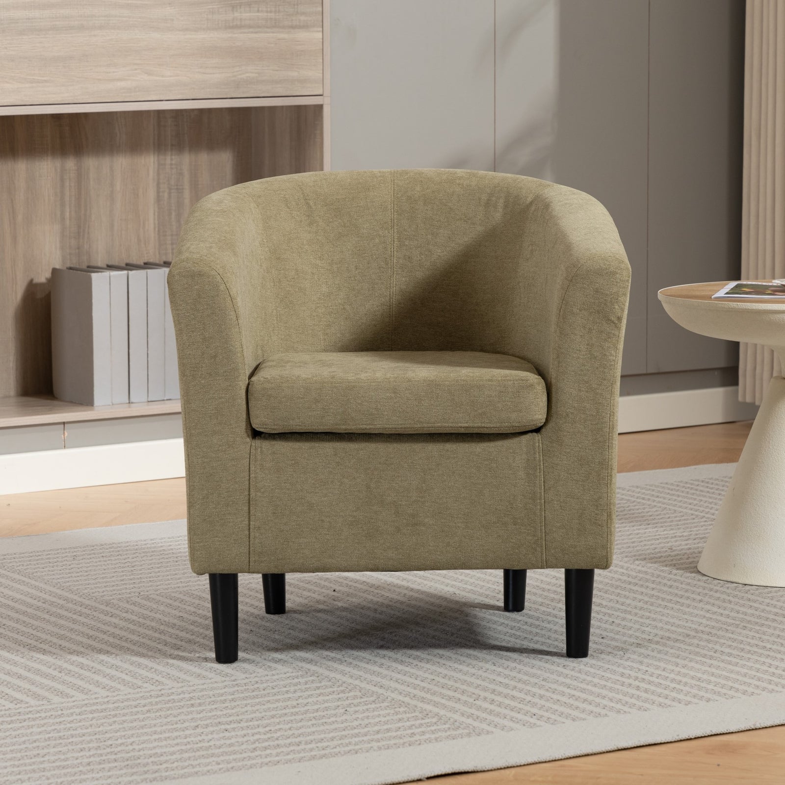 Beulah Fabric Accent Chair | Light Green