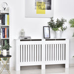 Radiator Cover Painted Slatted Mdf Grill 112/152/172cm | Medium | White