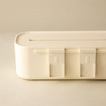 Bathroom Organiser Storage Box Freestanding Alife Collection | Pale Green