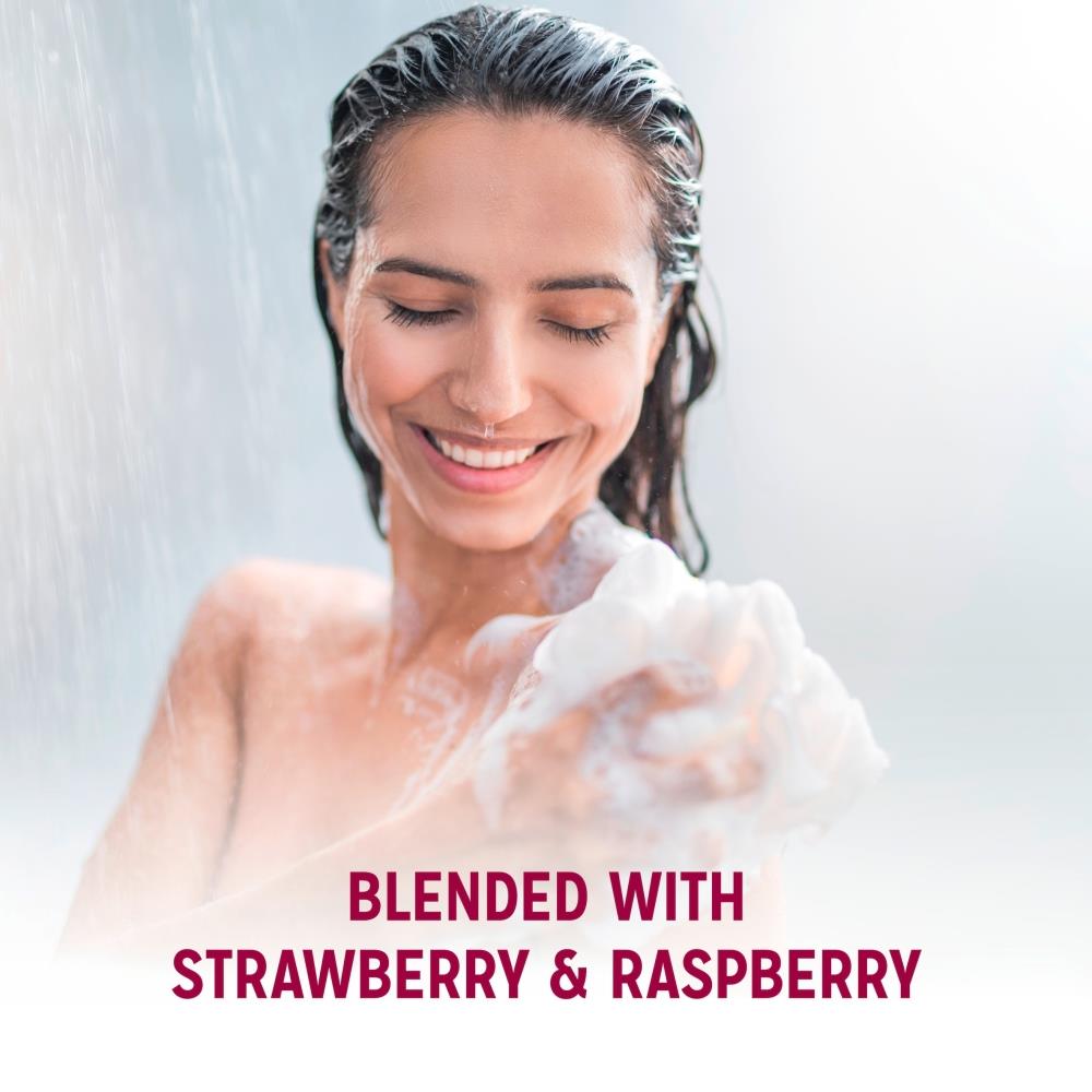Feel Radiant Shower Gel With Strawberry And Raspberry Fragrance 225ml, 3pk | 3 | Pink