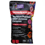 Thompson & Morgan Incredi Peatfree Premium Multi-purpose Compost - 40 Litre Bag + 120g Incredibloom