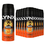 Sunset Fresh Men's Deodorant Body Spray, 150ml | Set of 12