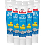 Silicone Sealant Anti-mould & Waterproof For Kitchen & Bathroom | Set of 5