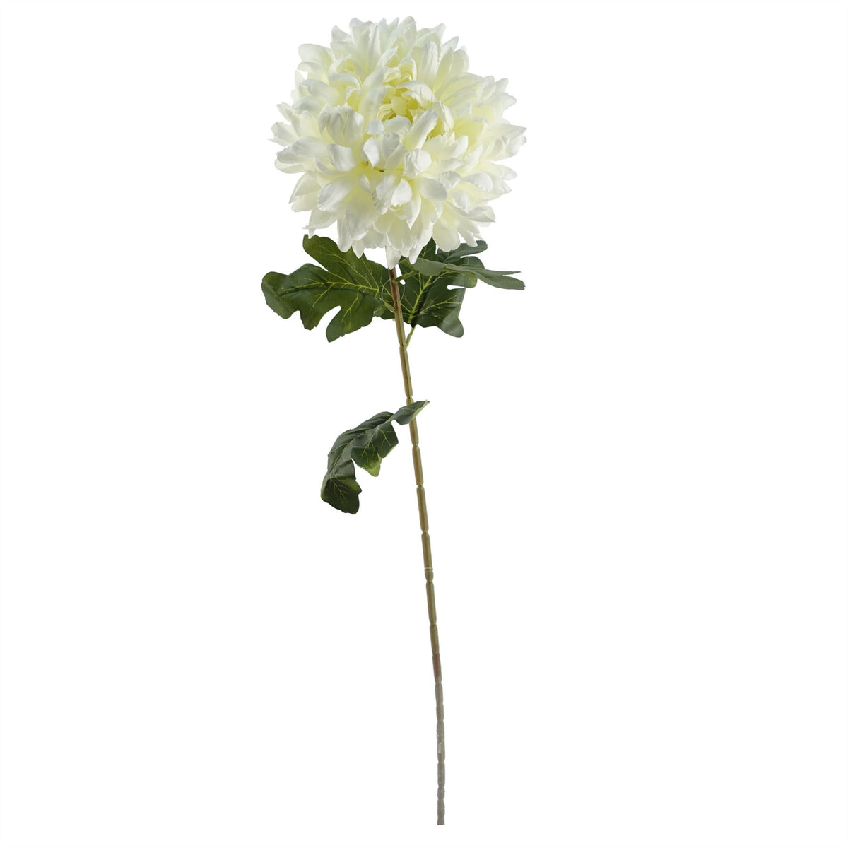 Pack Of 6 X 75cm Artificial Extra Large Reflex Chrysanthemum White