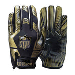 Unisex Adult Nfl Receivers Gloves | One Size | Black