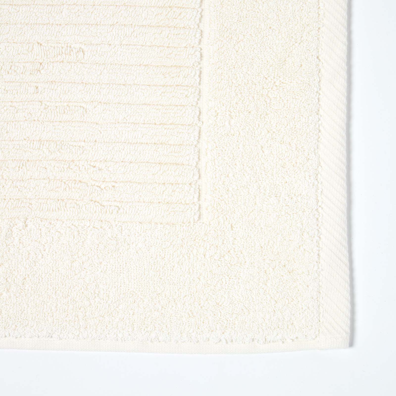 Imperial Plain Turkish Cotton Bath Mat | 50 x 80cm | Cream