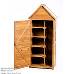 Garden_Gear Storage Cabinet W/galvanized Sheet Roof
