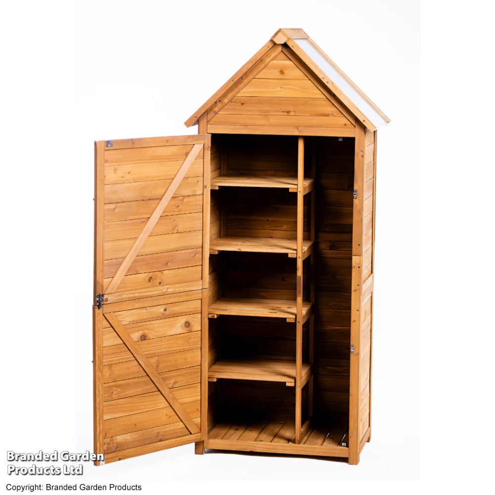 Garden_Gear Storage Cabinet W/galvanized Sheet Roof
