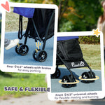 Lightweight Foldable Dog Stroller For Mini Dogs | Blue