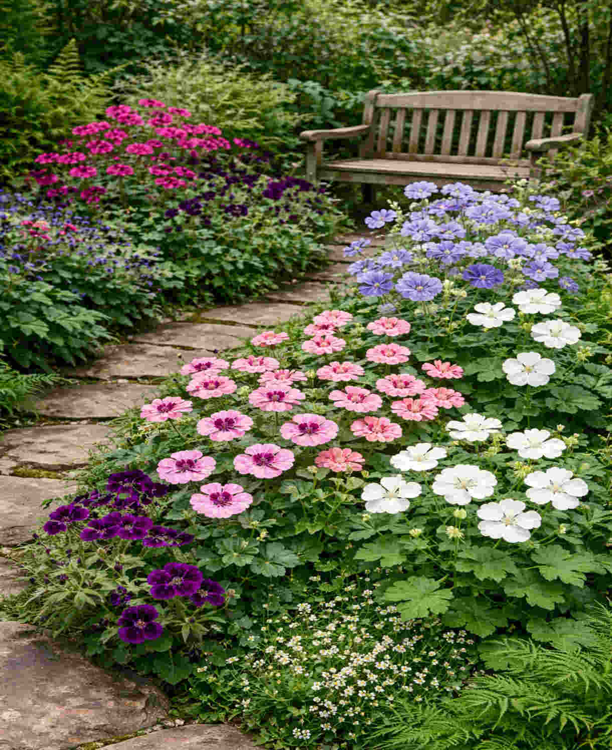 Timeless Hardy Geranium Collection - Bare roots | Set-of-6 | Multi Colour