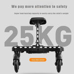 Niversal Stroller Board With Seat – 2-in-1 Buggy Pram Attachment, Black