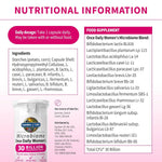 Microbiome Once Daily Women’s Probiotic 30 Vegan Food Supplement