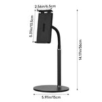 Carbon Steel 360° Adjustable Desktop Phone & Tablet Stand