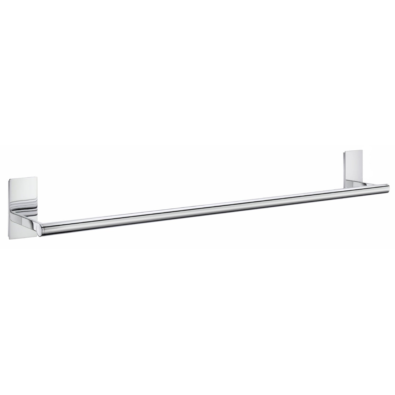 Polished Chrome Wall Mounted Towel Rail Bathroom Storage | 630mm Length | Polished Chrome