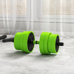 4-in-1 Weight Dumbbells Set Barbell | 30kg | Green
