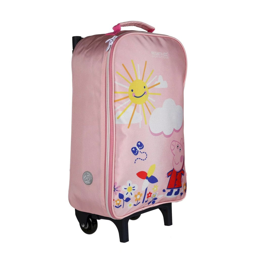 Childrens/kids Peppa Pig 2 Wheeled Suitcase | One Size | Pink