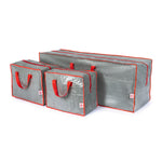 Christmas Storage Set Tree Bag And Ornament Bags Grey