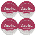 Lip Therapy Rosy Lips 20gm Petroleum Jelly Tinted Lip Balm | Set-of-4 | Pink