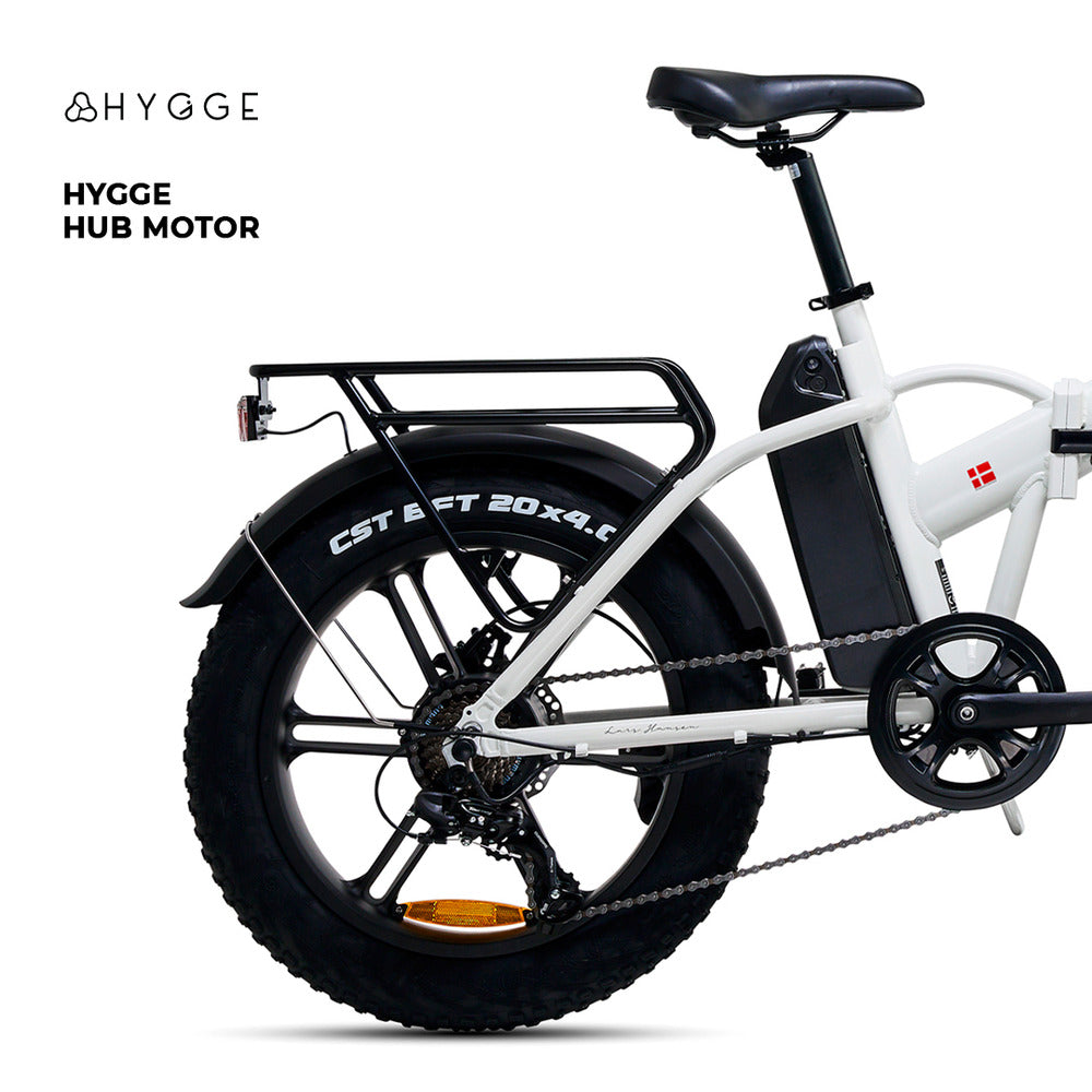 Vester 2024 Electric Folding Bike 20 Inch Wheel E-bike | White