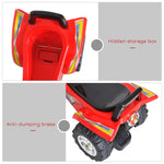 Kids Ride On Quads Boys Girls Led Lights Horn Music Toys 4 Wheels Red