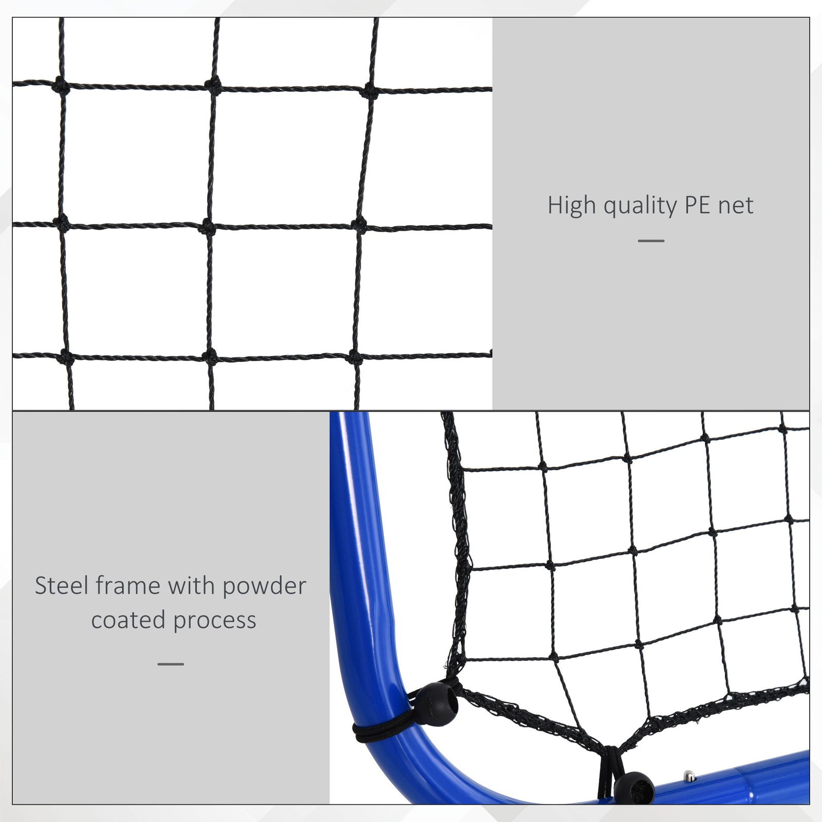 Outdoor Rebounder Net Football Goal Training Target Goal | Blue
