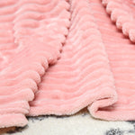 Single/king Flannel Fleece Blanket Throw Blanket For Bed | Single | Pink
