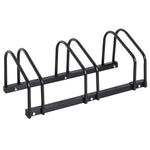 Bike Rack Floor Stand 3 Racks | Black
