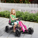 12v Electric Go Kart W/ Forward Reversing 2 Speeds For 3-8 Yrs | Pink