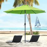 2.7m Parasol With Tilt And Crank | Green