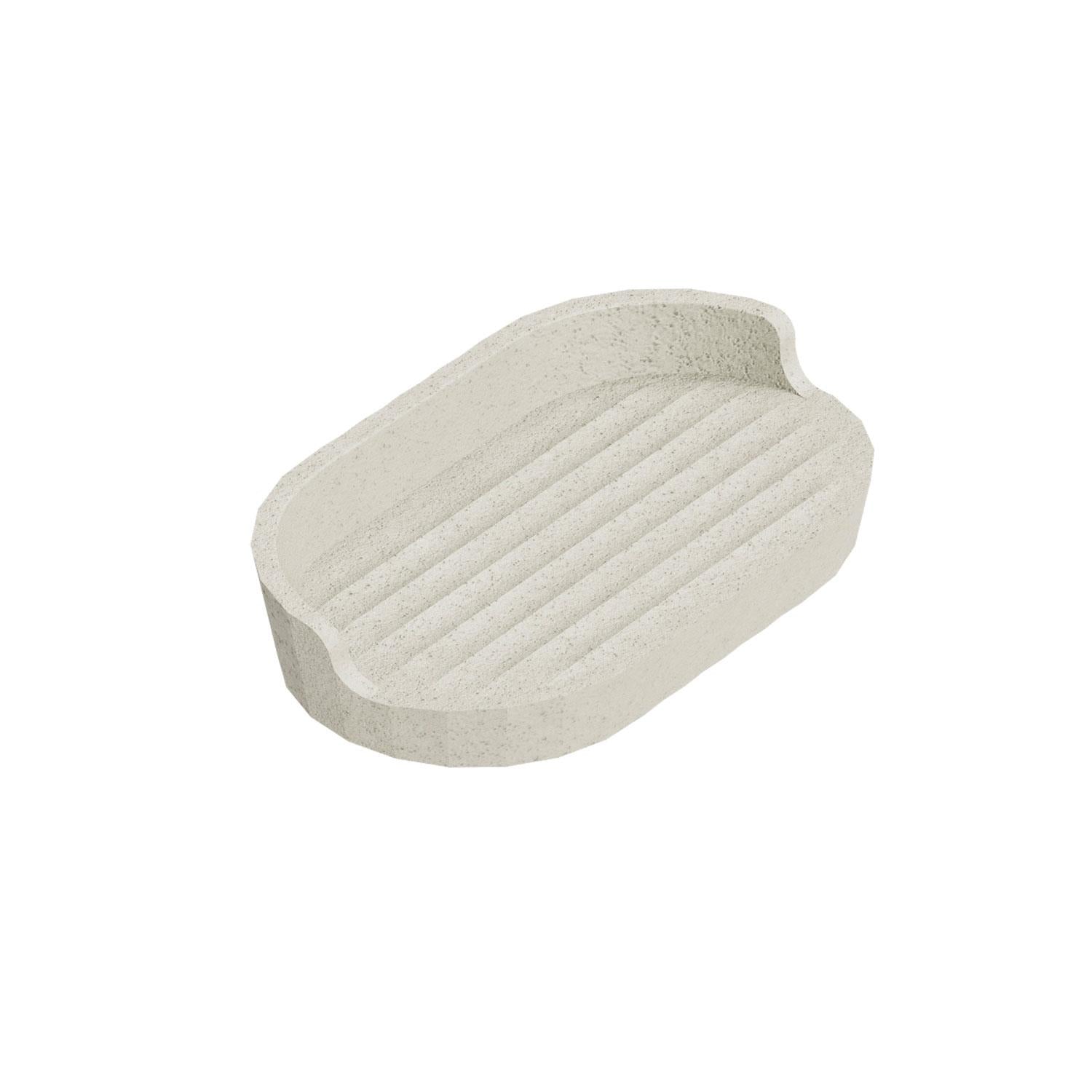 Soap Dish White Recycled Materials Award-winning Design Avenir Collection