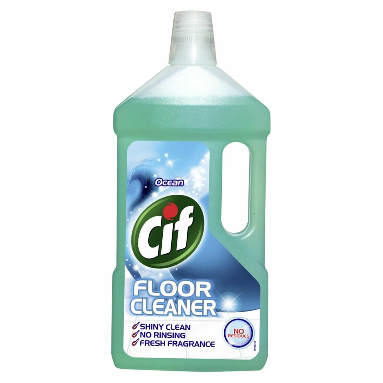 Cif No Residues Floor Cleaner, Ocean, 950ml