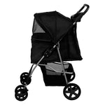 Pet Stroller With Rain Cover | Black