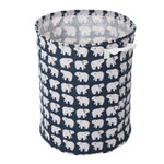 Household Dirty Clothes Hamper, Laundry Basket With Handles Folding | Blue