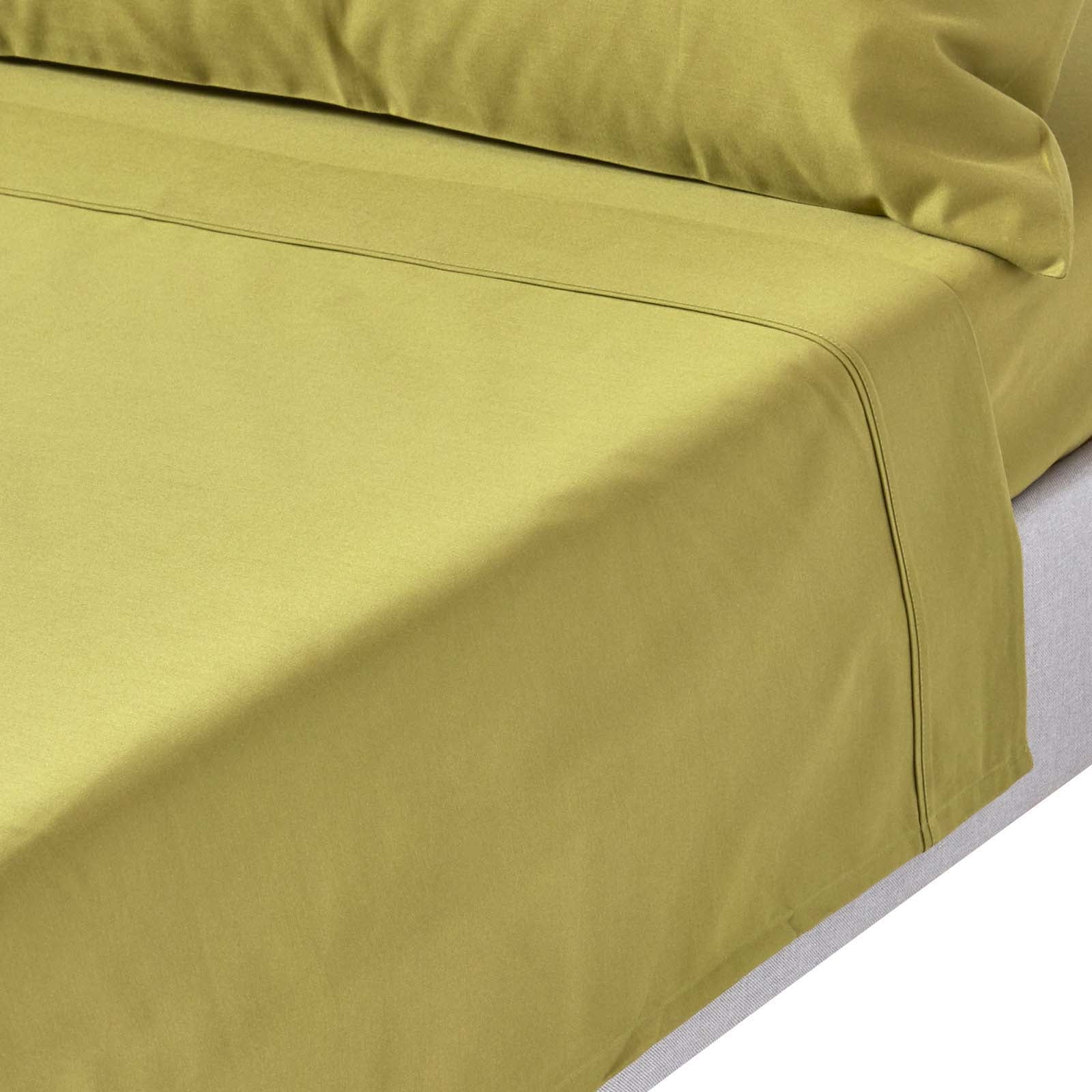 Egyptian Cotton Flat Sheet 1000 Thread Count | Super King | Green