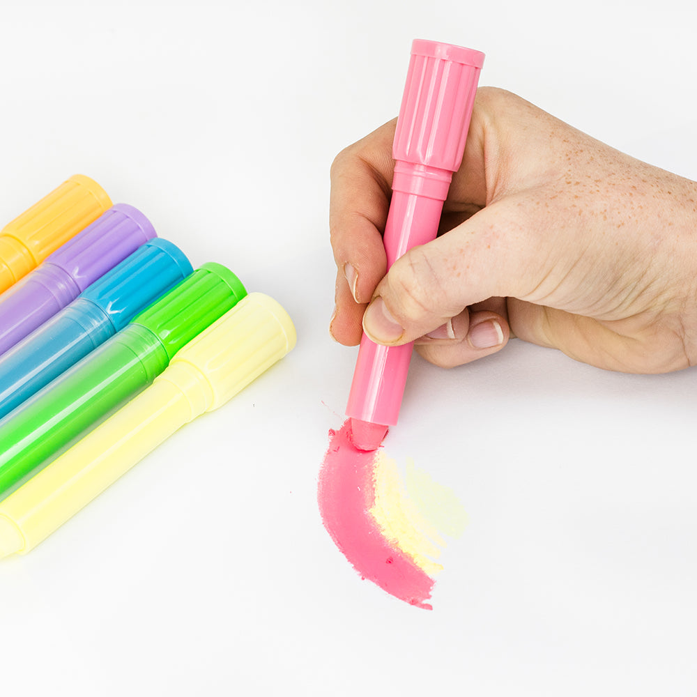 Pastel Silk Crayons - 6pc Twistable Crayon Set