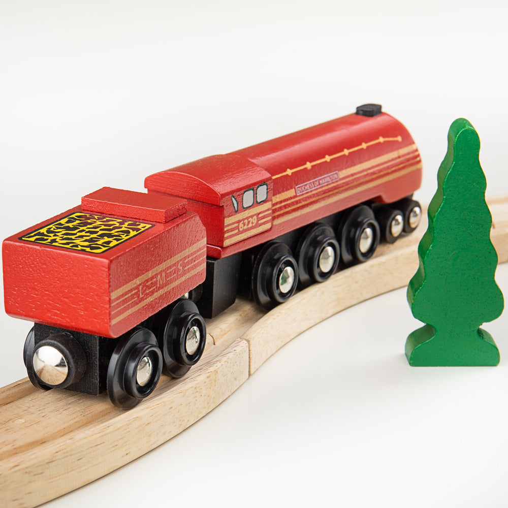 Wooden Replica of the Duchess of Hamilton Train Engine