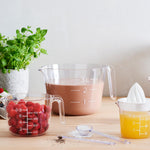 Clear Transparent Max Measure Bowl With An Easy-to-pour Spout, 3l